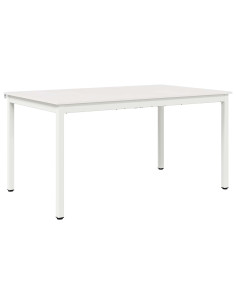Tavolo da pranzo Bianco 150 x 90 x 75 cm Pino massello 2