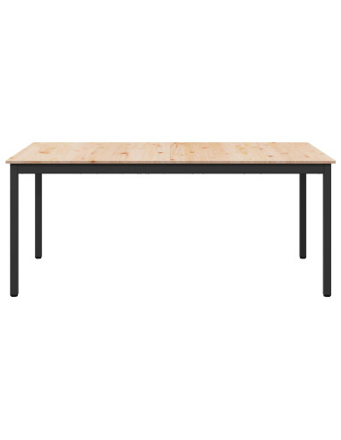 Tavolo da pranzo Naturale 180 x 90 x 75 cm Pino massello