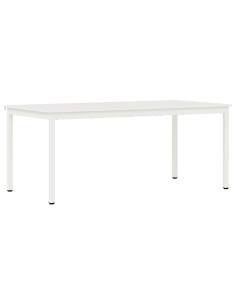 Tavolo da pranzo Bianco 180 x 90 x 75 cm Pino massello 2