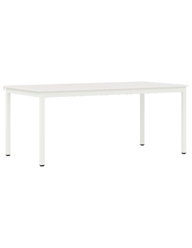 Tavolo da pranzo Bianco 180 x 90 x 75 cm Pino massello