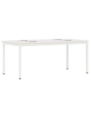 Tavolo da pranzo Bianco 180 x 90 x 75 cm Pino massello