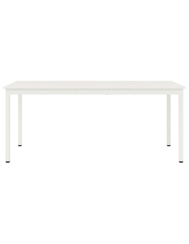 Tavolo da pranzo Bianco 180 x 90 x 75 cm Pino massello