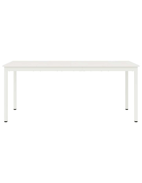 Tavolo da pranzo Bianco 180 x 90 x 75 cm Pino massello