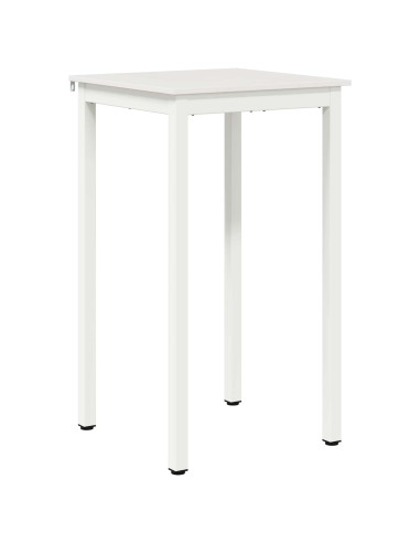 Tavolo da bar Bianco 60 x 60 x 105 cm Pino massello