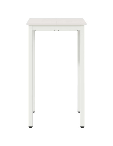 Tavolo da bar Bianco 60 x 60 x 105 cm Pino massello