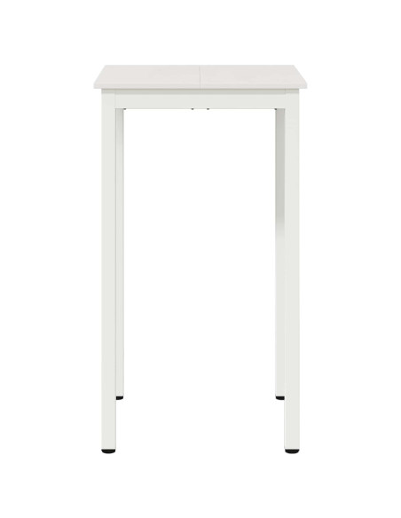 Tavolo da bar Bianco 60 x 60 x 105 cm Pino massello