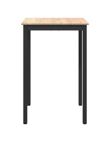 Tavolo da bar Naturale 110 x 55 x 105 cm Pino massello