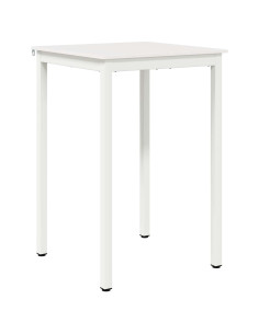 Tavolo da bar Bianco 70 x 70 x 105 cm Pino massello 2