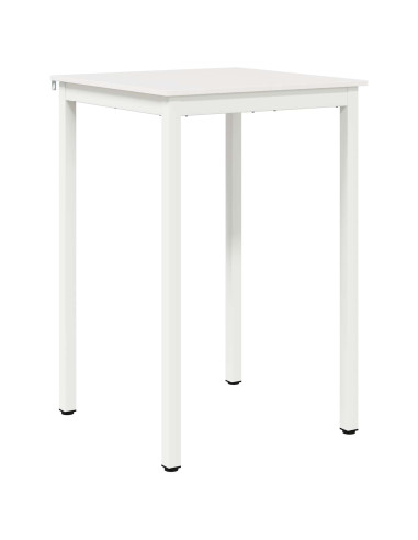 Tavolo da bar Bianco 70 x 70 x 105 cm Pino massello