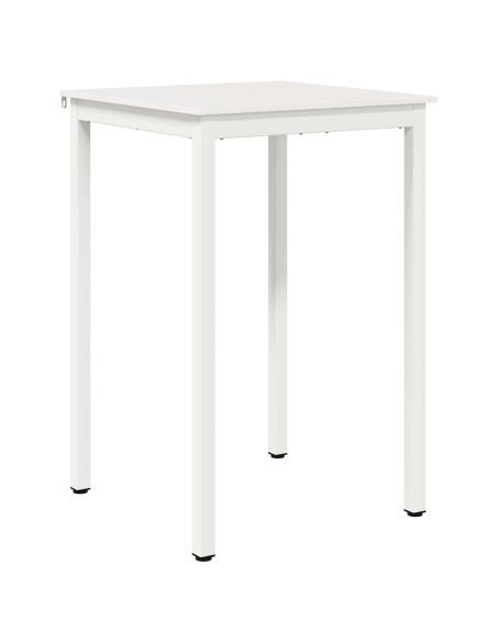 Tavolo da bar Bianco 70 x 70 x 105 cm Pino massello