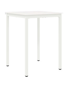Tavolo da bar Bianco 80 x 80 x 105 cm Pino massello 2