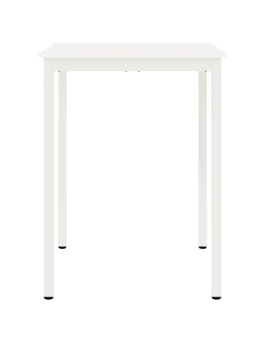 Tavolo da bar Bianco 80 x 80 x 105 cm Pino massello