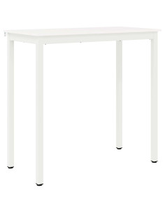 Tavolo da bar Bianco 110 x 55 x 105 cm Pino massello 2
