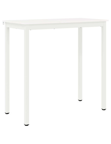 Tavolo da bar Bianco 110 x 55 x 105 cm Pino massello