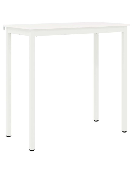 Tavolo da bar Bianco 110 x 55 x 105 cm Pino massello
