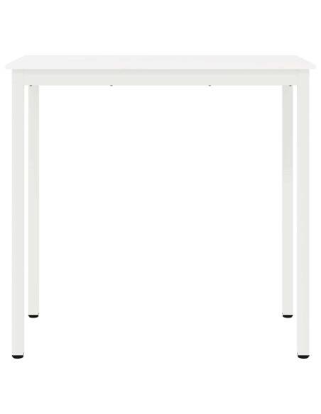 Tavolo da bar Bianco 110 x 55 x 105 cm Pino massello