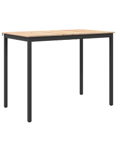 Tavolo da bar Naturale 110 x 55 x 105 cm Pino massello 2