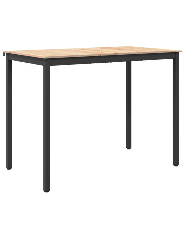 Tavolo da bar Naturale 110 x 55 x 105 cm Pino massello