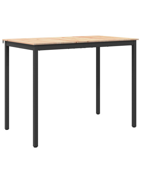 Tavolo da bar Naturale 110 x 55 x 105 cm Pino massello