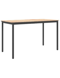 Tavolo da bar Naturale 110 x 55 x 105 cm Pino massello 2