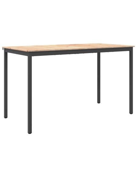 Tavolo da bar Naturale 110 x 55 x 105 cm Pino massello