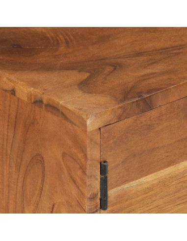 Mobile TV Massello di Acacia con Finitura Ambra 140x30x40 cm