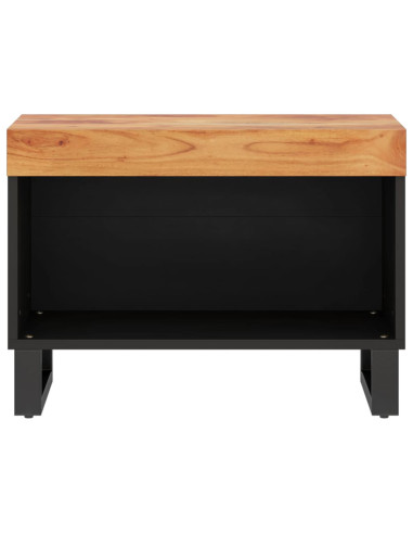 Mobile Porta TV 60x33x43,5 cm in Legno Massello di Acacia