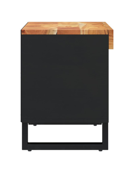 Mobile Porta TV 60x33x43,5 cm in Legno Massello di Acacia