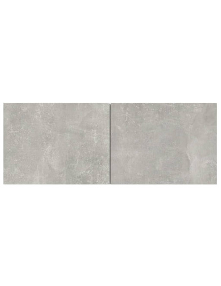 Mobile Porta TV a Parete Grigio Cemento in Legno Multistrato