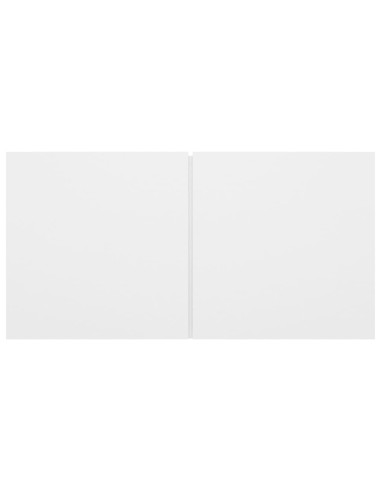 Set Mobili Porta TV 8 pz Bianco in Legno Multistrato