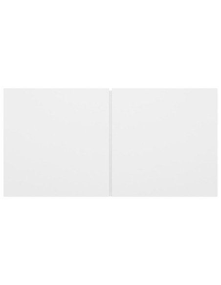 Set Mobili Porta TV 8 pz Bianco in Legno Multistrato