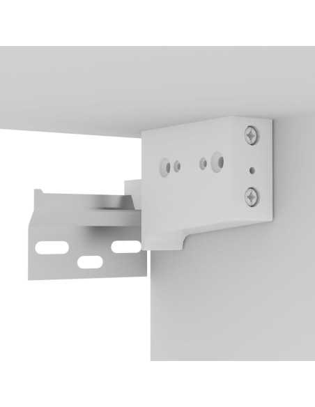 Set Mobili Porta TV 8 pz Bianco in Legno Multistrato