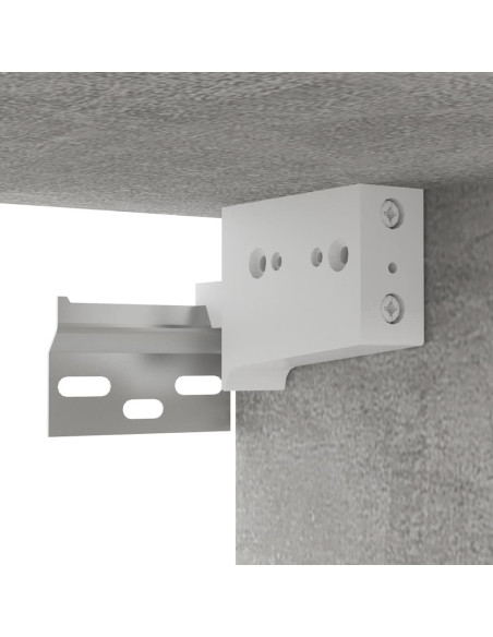 Set di Mobili Porta TV 8 pz Grigio Cemento in Legno Multistrato