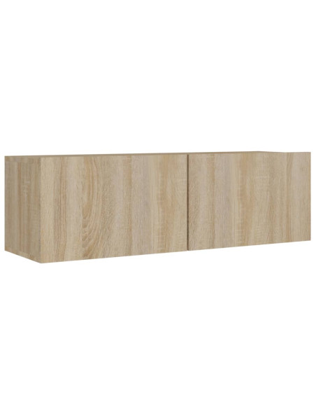 Set Mobili Porta TV 8pz Rovere Sonoma in Legno Multistrato