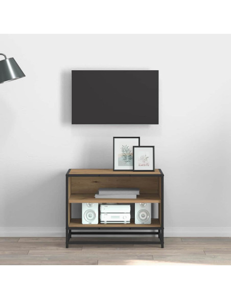 Unità TV Rovere artigianale 61 x 40 x 46 cm Legno multistrato