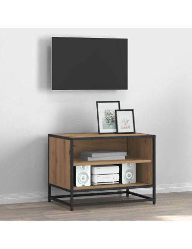 Unità TV Rovere artigianale 61 x 40 x 46 cm Legno multistrato