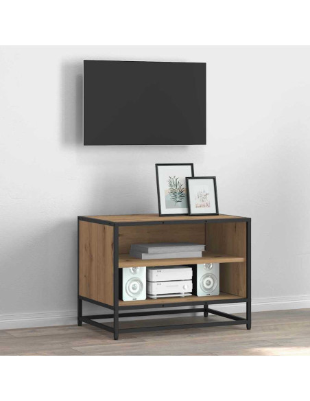 Unità TV Rovere artigianale 61 x 40 x 46 cm Legno multistrato