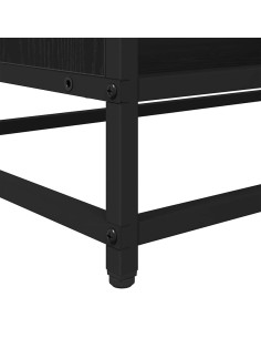 Unità TV Rovere Nero 61 x 40 x 46 cm Legno multistrato 2