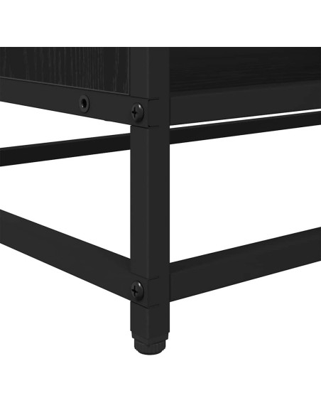 Unità TV Rovere Nero 61 x 40 x 46 cm Legno multistrato