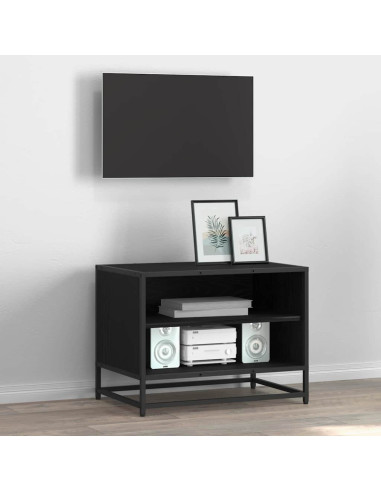Unità TV Rovere Nero 61 x 40 x 46 cm Legno multistrato