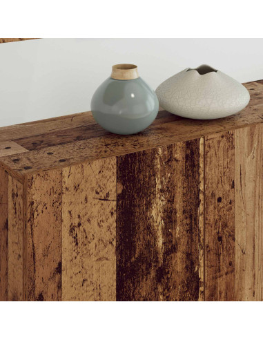 Unità TV da Parete 5 pcs Legno vecchio Legno multistrato