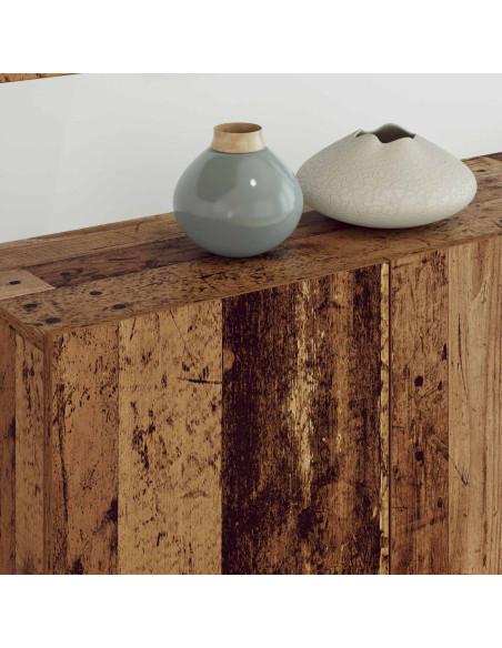 Unità TV da Parete 5 pcs Legno vecchio Legno multistrato