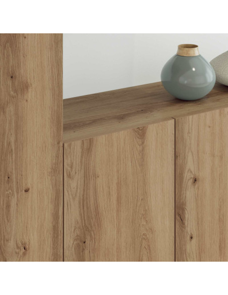 Unità TV da Parete 5 pcs Rovere artigianale Legno multistrato