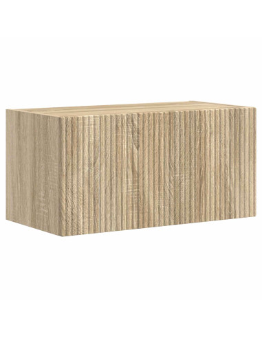 Set di Mobiletto da TV a Parete 4 pcs Rovere Sonoma