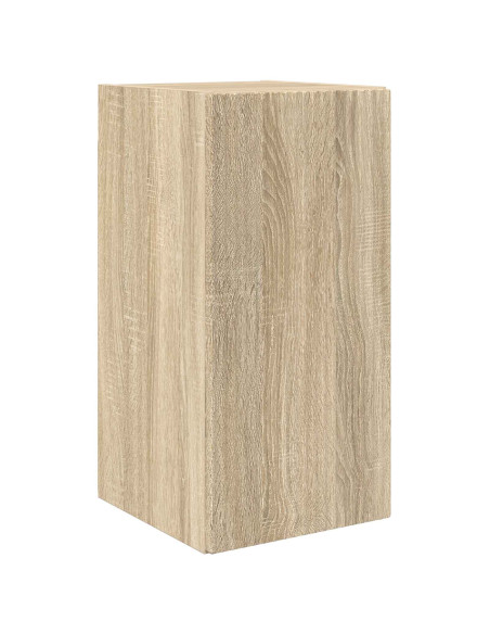 Set di Mobiletto da TV a Parete 4 pcs Rovere Sonoma