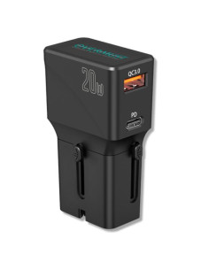 TRAVEL CHARGER 2 USB PORT PD 20W