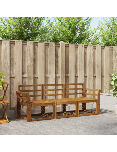 Set di divani da esterno 3 pcs Naturale