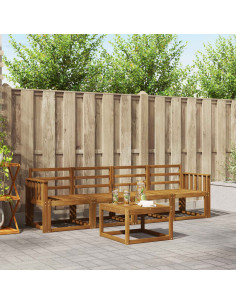 Set di divani da esterno 5 pcs Naturale