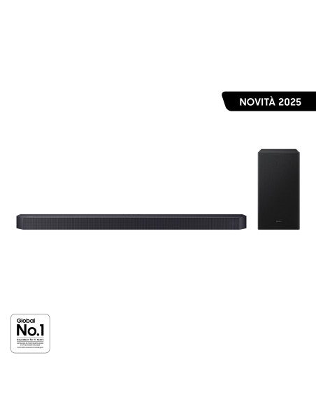 Samsung Q-series Soundbar HW-Q600F/ZF, Audio 3.1.2 canali , Wireless Dolby Atmos, 2025