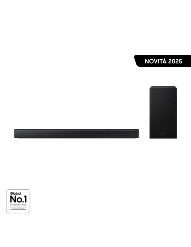 Samsung Soundbar HW-B650F/ZF, Audio 3.1 canali, Wireless Dolby 5.1ch, 2025